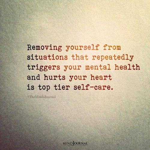 Removing Yourself From Situations - Self Love Quotes