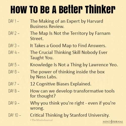 How To Be A Better Thinker - Motivational Quotes