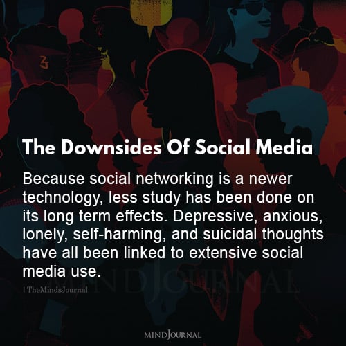 The Downsides Of Social Media - Mental Health Quotes