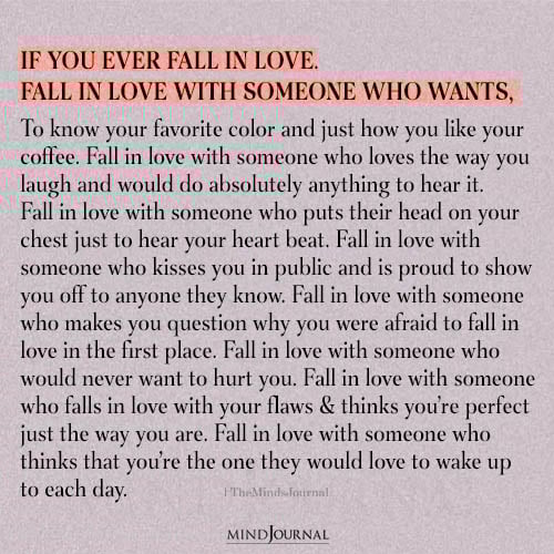 If You Ever Fall In Love - Love Quotes