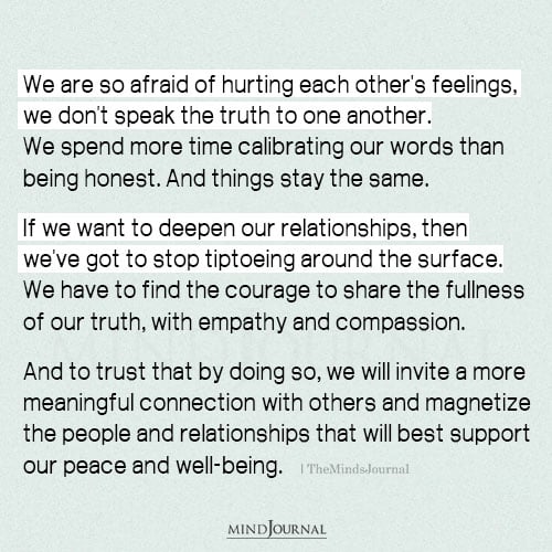 Being Honest Shouldn’t Feel Like A Risk - Relationship Quotes
