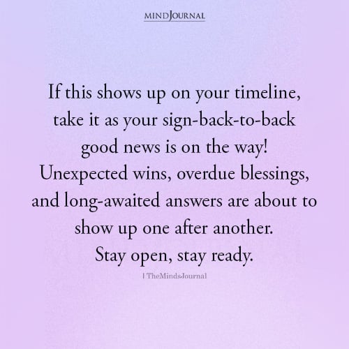 Good News Is Coming: Take This As Your Sign From The Universe – Affirmation Quotes
