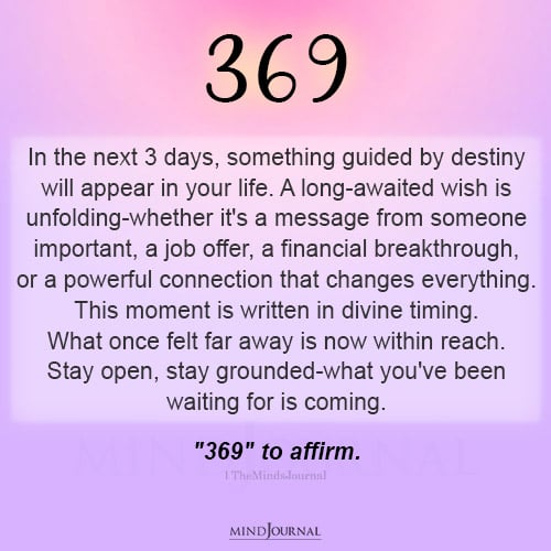 In The Next 3 Days, Something Guided By Destiny Will Appear - Affirmation Quotes