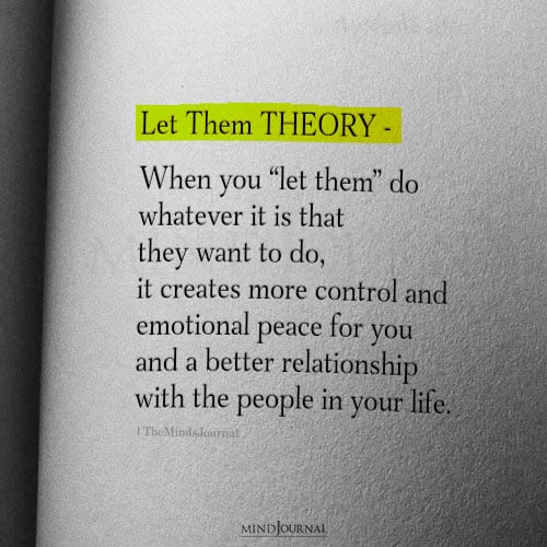 Let Them Theory - Life Quotes