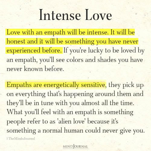Loving An Empath And Experiencing Intense Love - Love Quotes