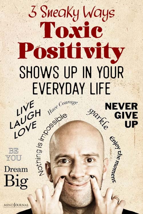 signs of toxic positivity