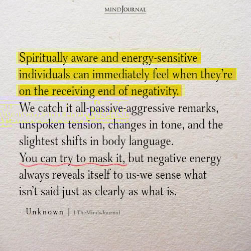 Spiritually Aware And Energy-Sensitive Individuals - Spiritual Quotes