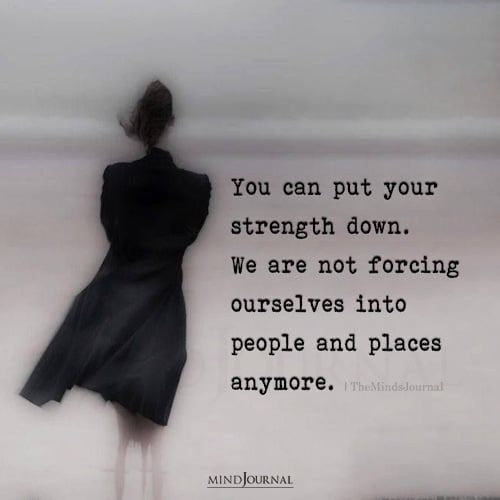 Stop Forcing Yourself To Fit In: Embrace Peace And Emotional Boundaries - Self Worth Quotes