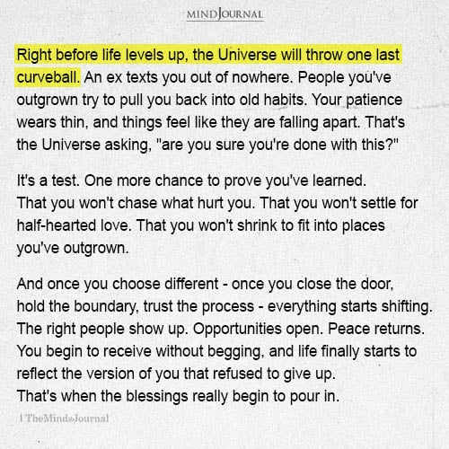 The Truth About What Happens Right Before Life Levels Up - Life Quotes