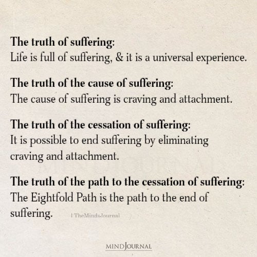 The Truth Of Suffering - Spiritual Quotes