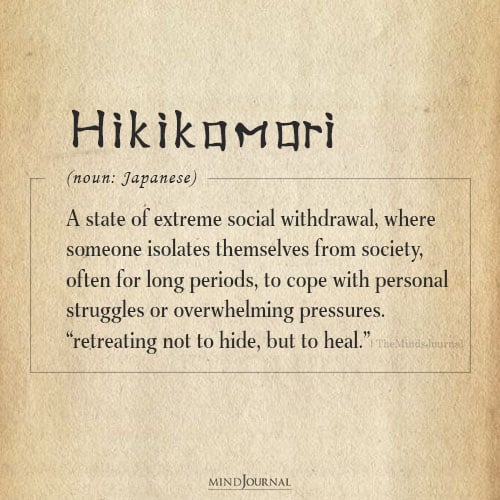 Hikikomori – Mental Health Quotes