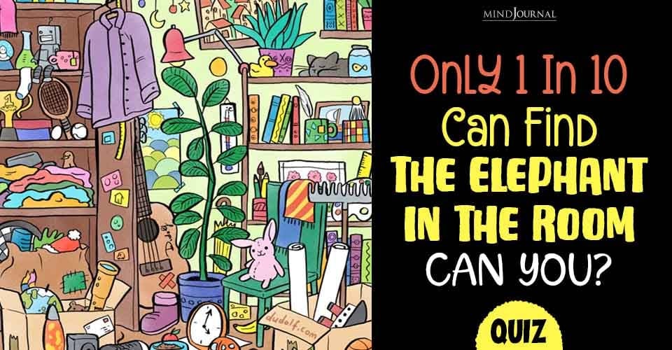 Only 1 In 10 Can Find The Elephant In The Room: Can You? Image Puzzle Test
