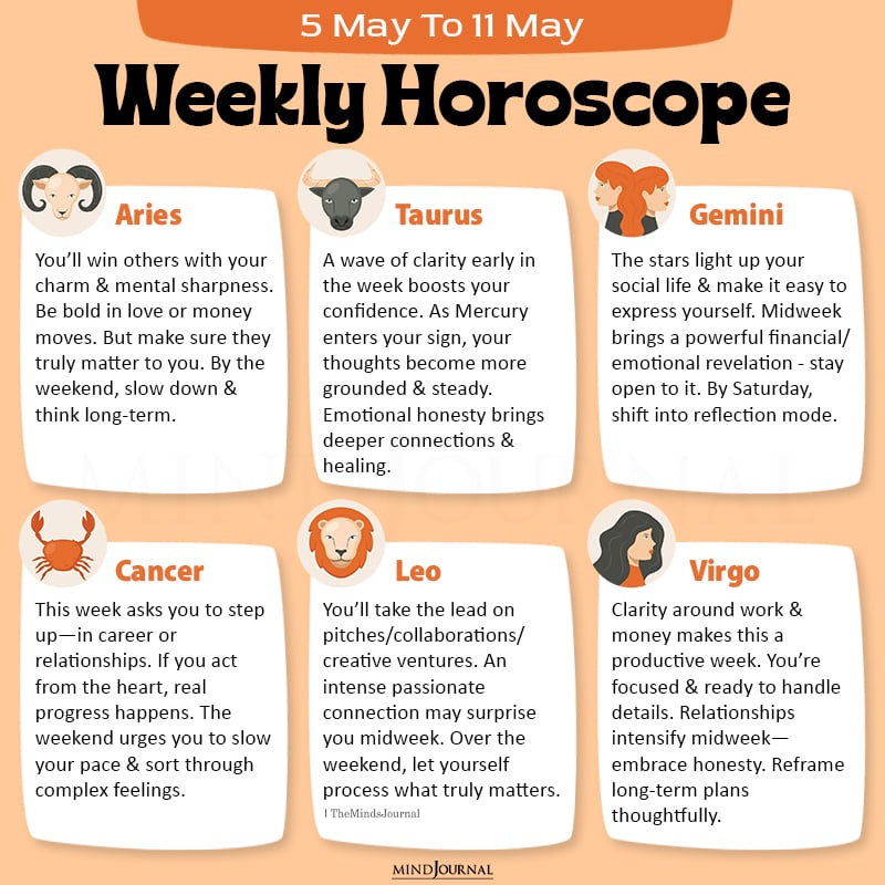 Weekly Horoscope 5 May To 11 May part one