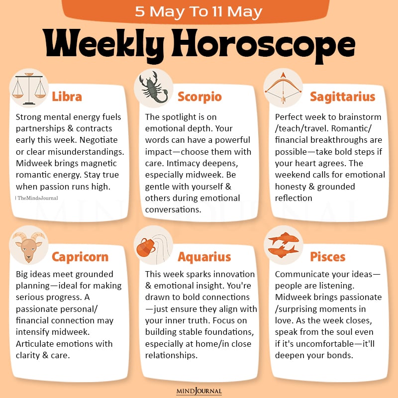 Weekly Horoscope 5 May To 11 May part two